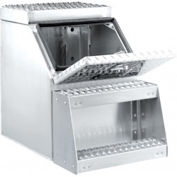 Aluminum Step Box - Diamond Door Finish